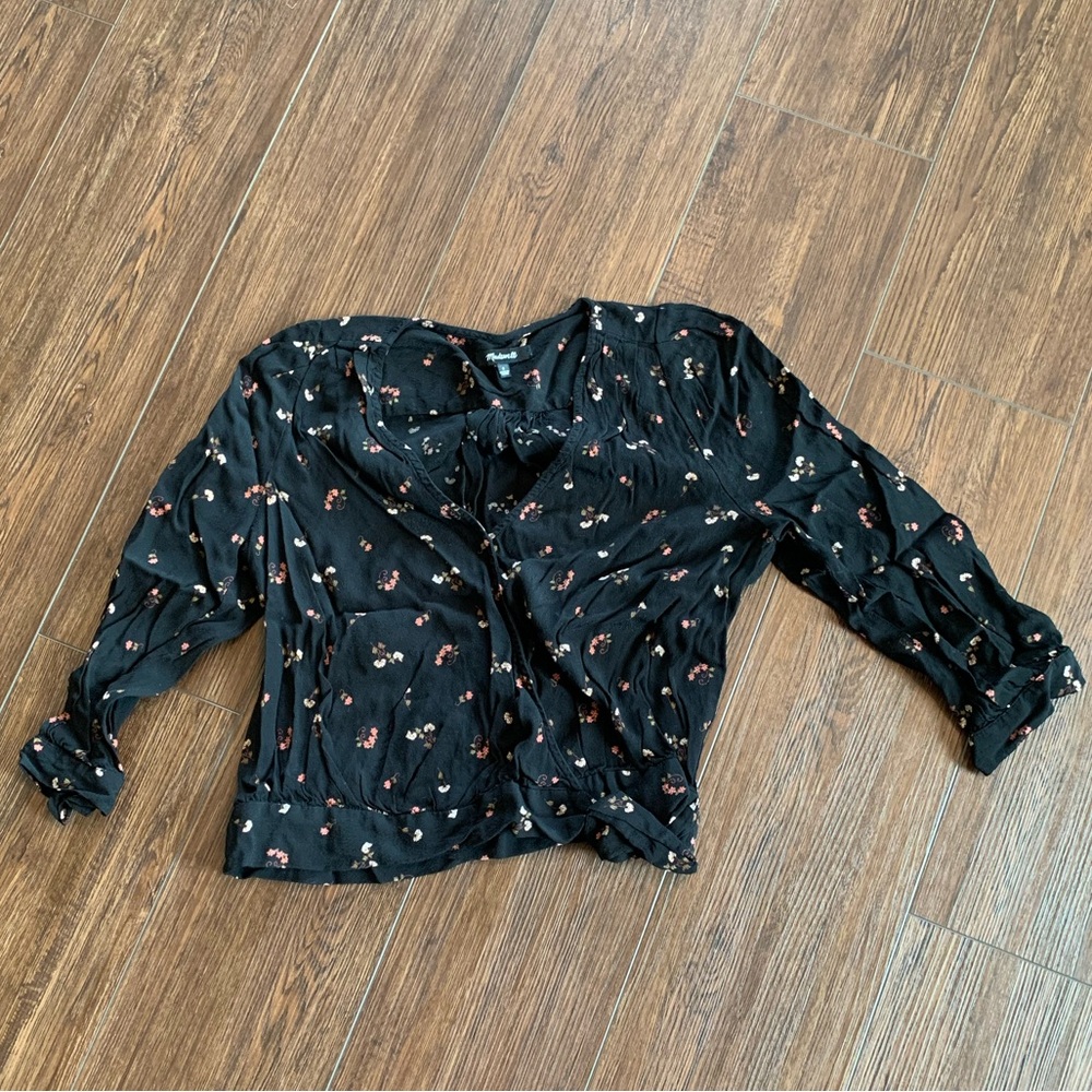 Madewell Wrap Top | Small